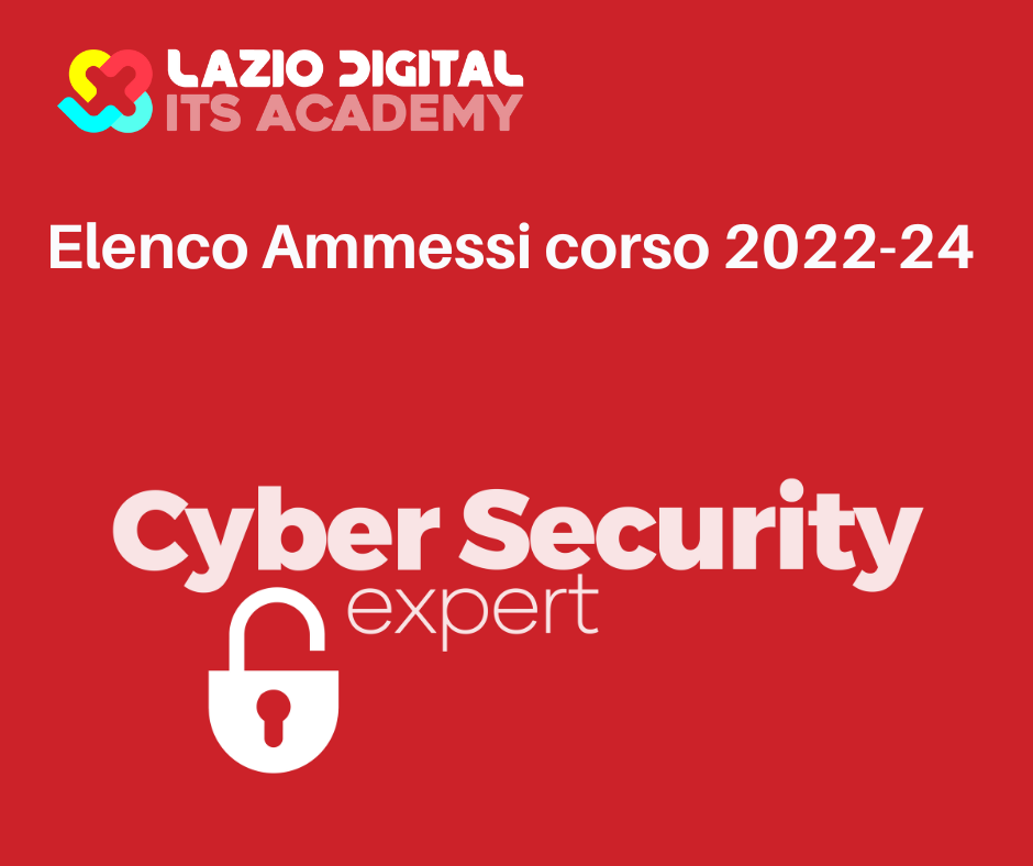 ELENCO AMMESSI CORSO CYBER SECURITY EXPERT